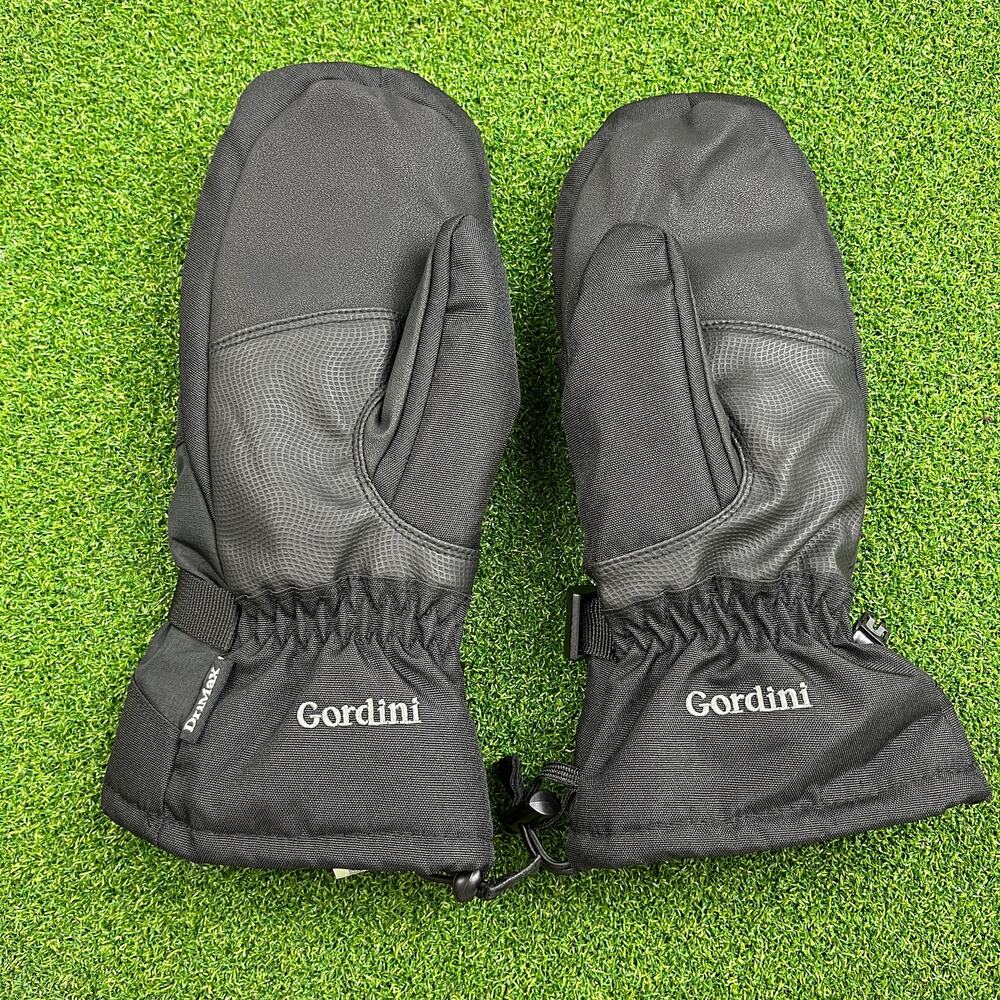 Gordini Womens Black AquaBloc Down Gauntlet Mittens Sz M